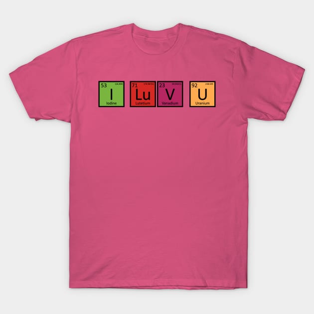 I Luv You T-Shirt by yayor